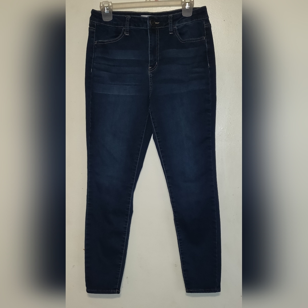 SO Ultimate Jegging HIGH RISE denim jeans STRETCHY Dark Blue NWOT 11/30W Kohls
